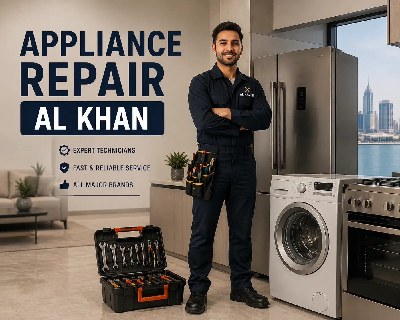 Appliance repair technician serving Al Khan Sharjah
