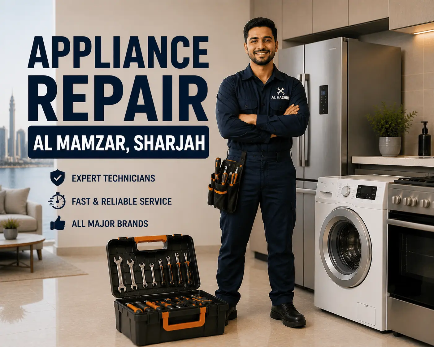 Appliance repair technician serving Al Mamzar Sharjah