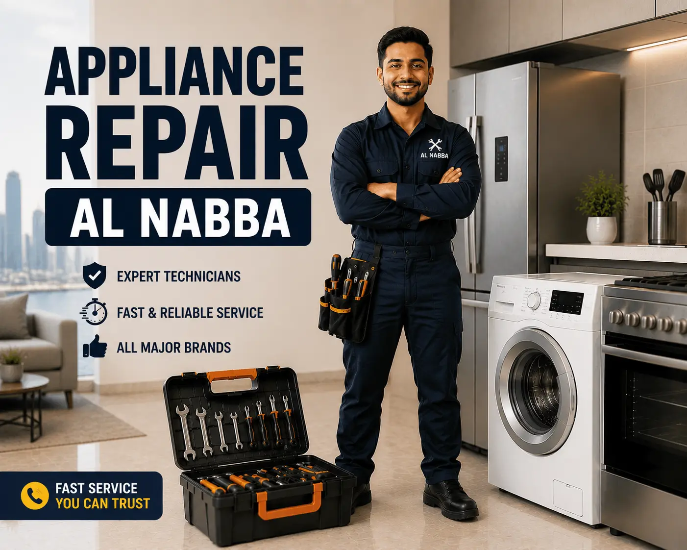 Appliance repair technician serving Al Nabba Sharjah